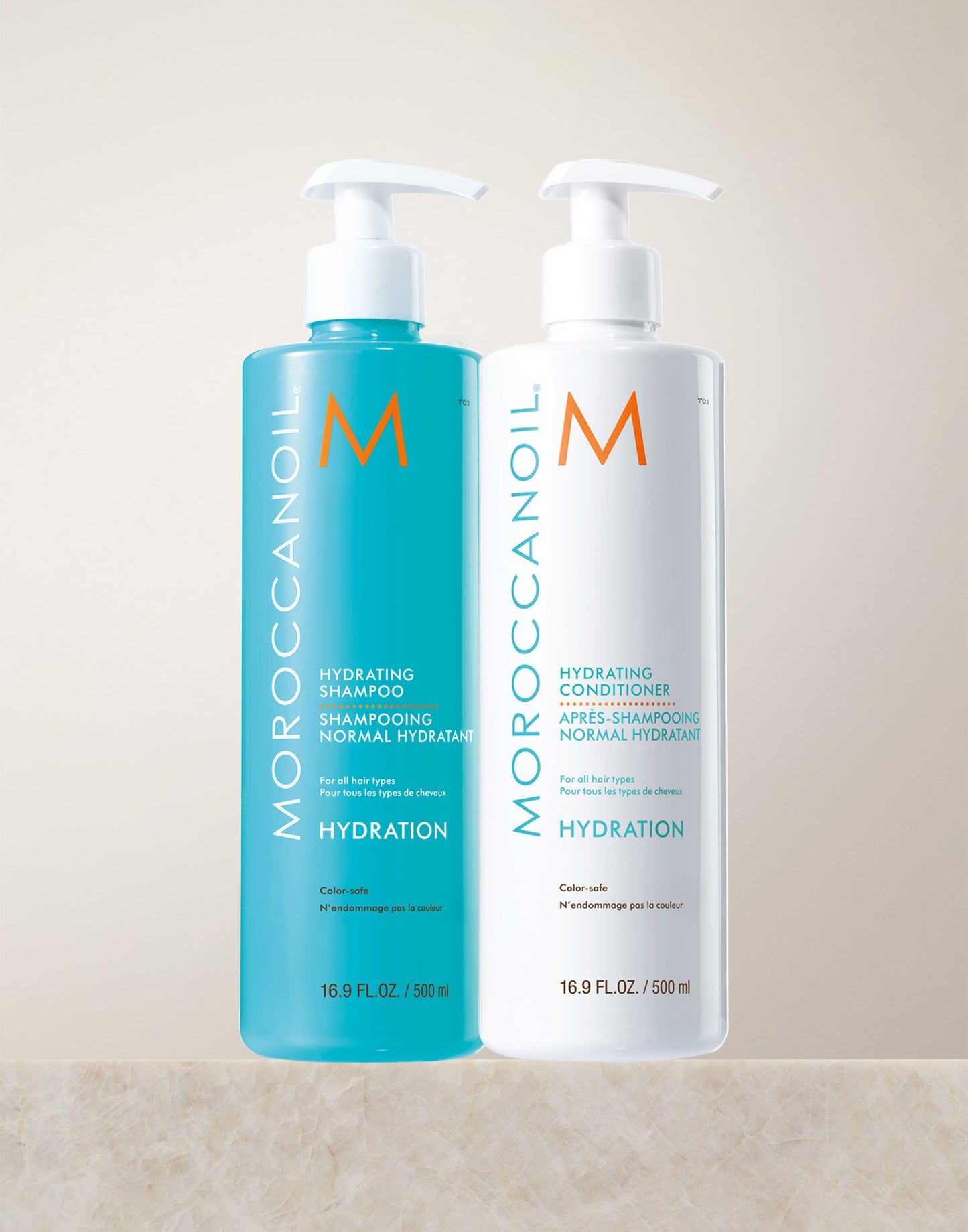 Shampoo e Balsamo Idratanti Set da mezzo litro (2x 500ml) (Valore 102.40€)