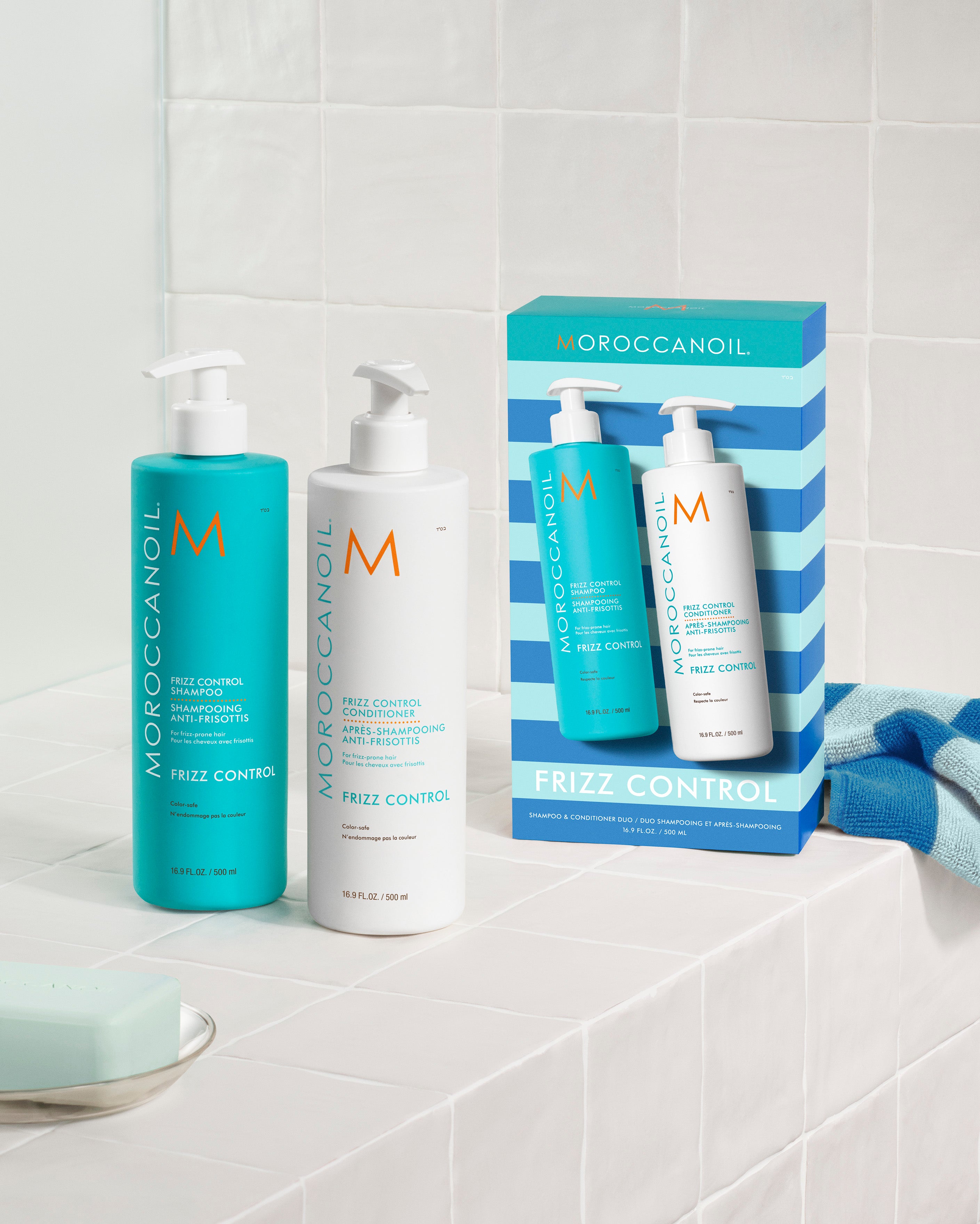 Set Shampoo e Balsamo Frizz Control (Valore €118)
