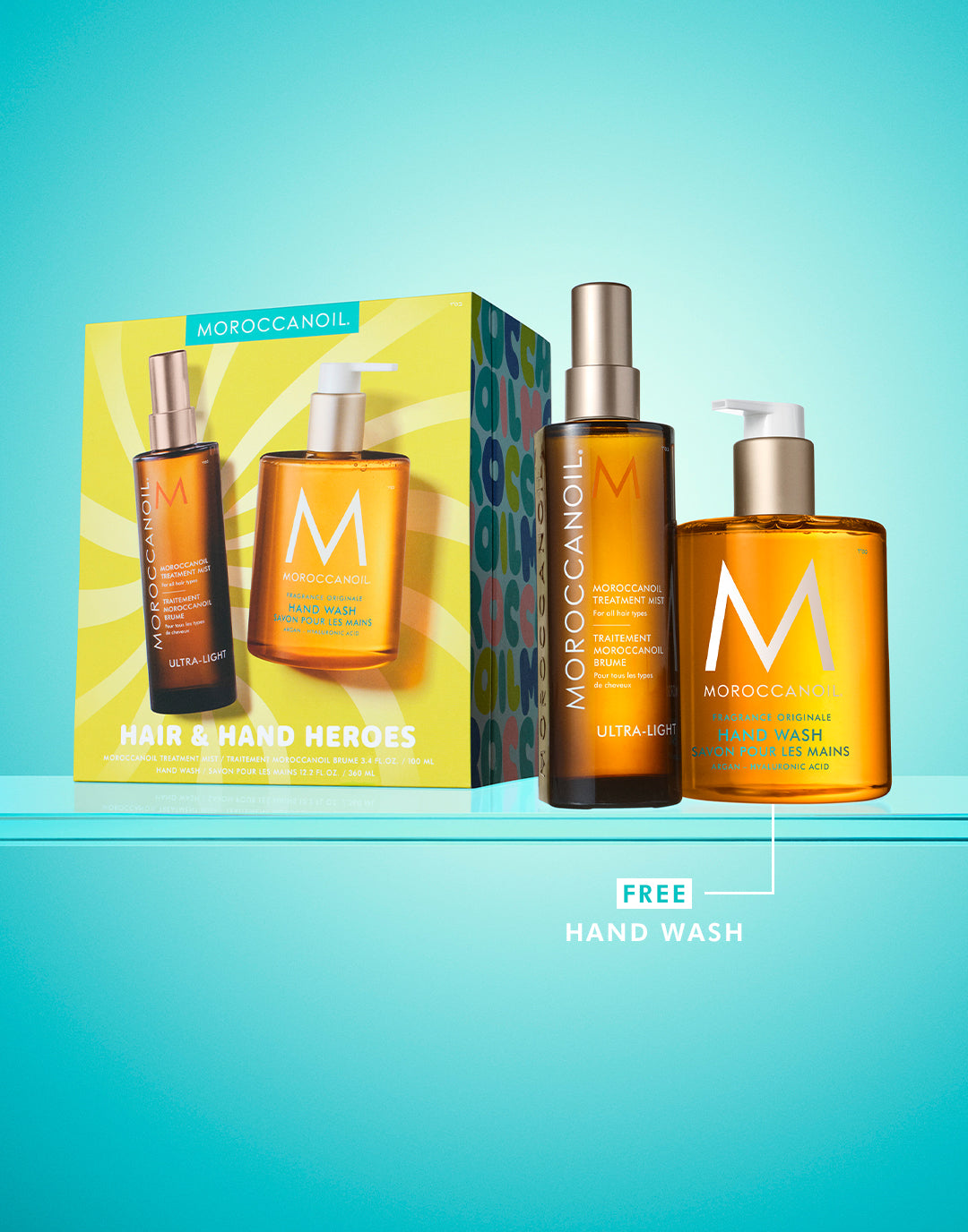 Set per la cura dei capelli e delle mani - Spray Ultra Leggero