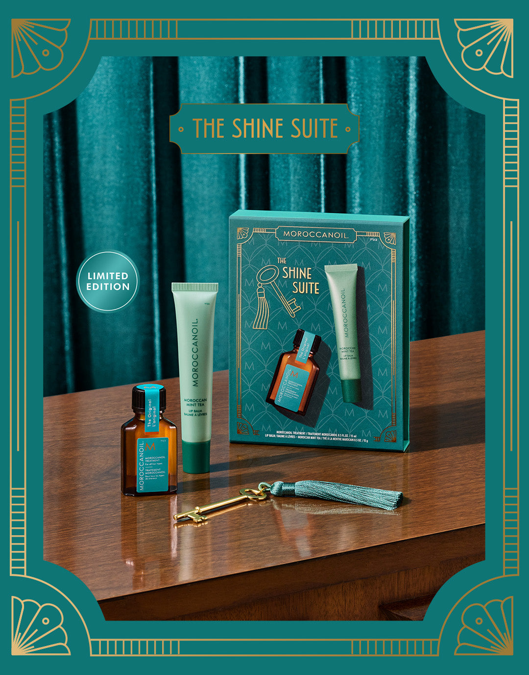 The Shine Suite: Set Regalo Moroccan Mint Tea Balsamo Labbra