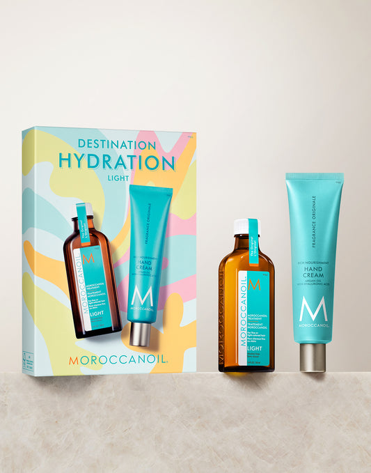 Destination Hydration — Set per la cura delle mani e dei capelli (chiari) 