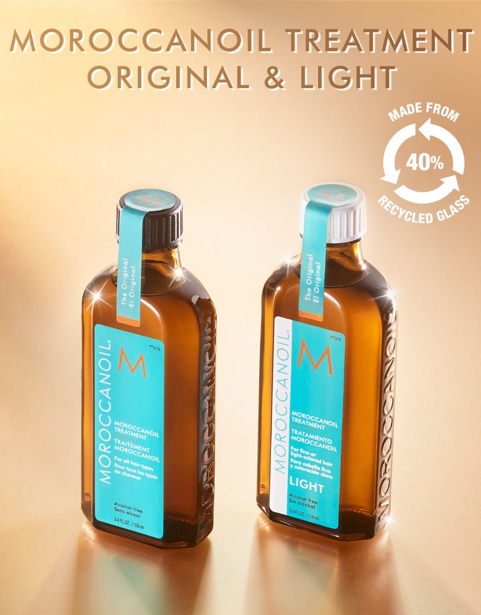Trattamento Moroccanoil Leggero + GRATIS 10 ml shampoo e balsamo Color Care